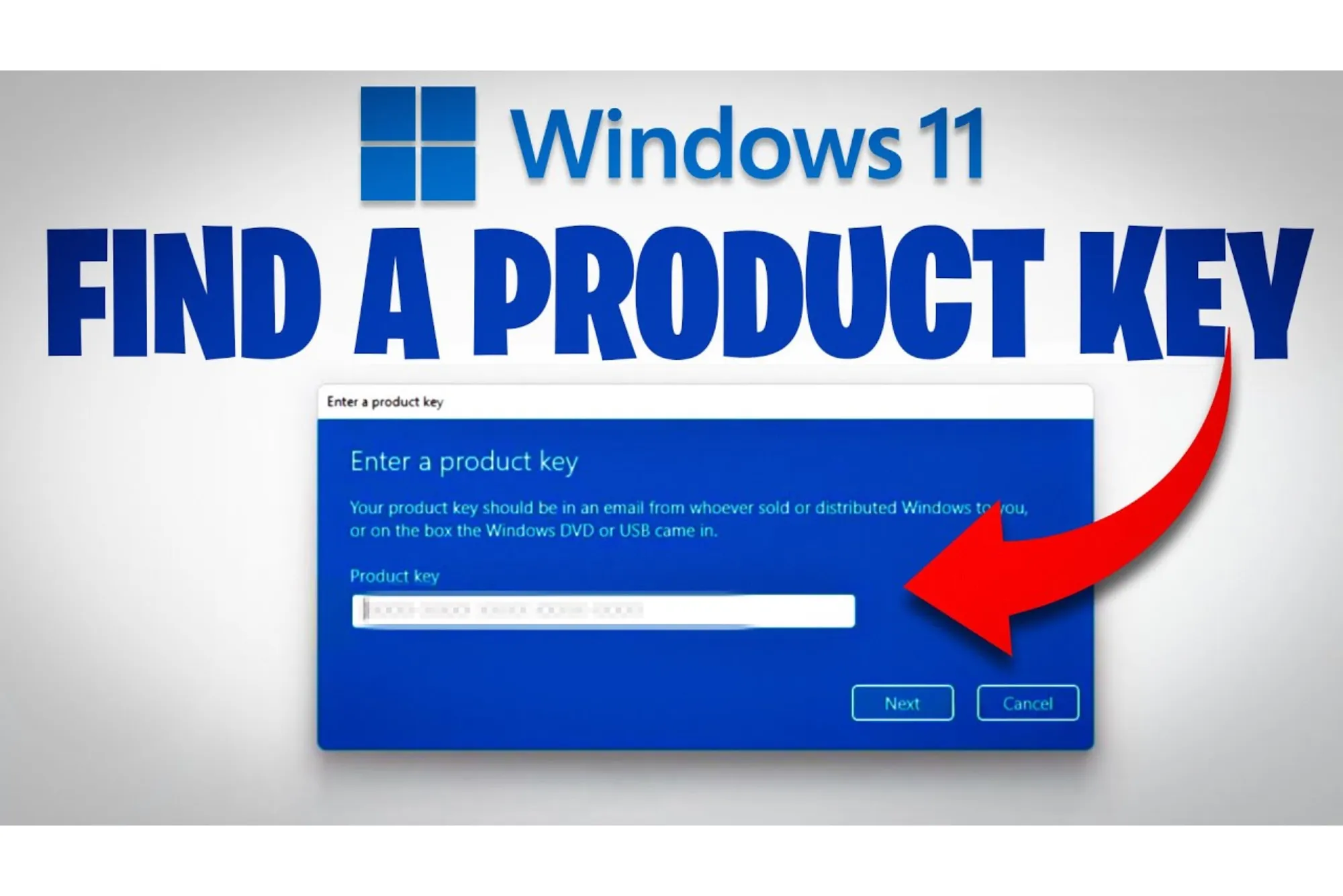 How to find a Windows 11 Home Key?