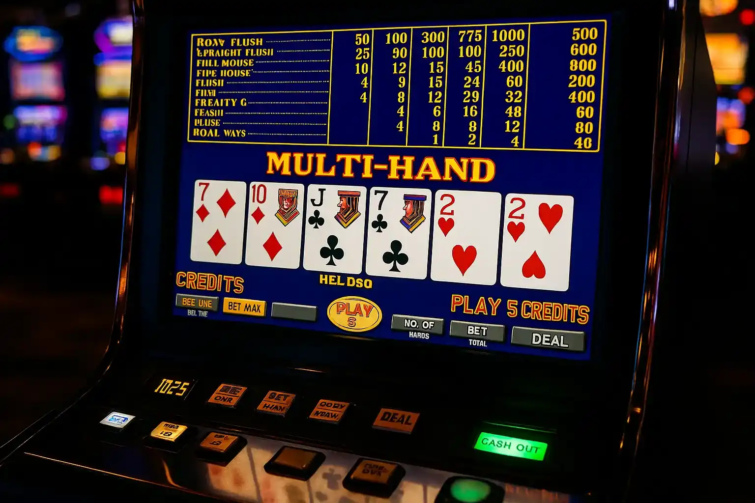 What’s the Advantage of Multi-Hand Video Poker